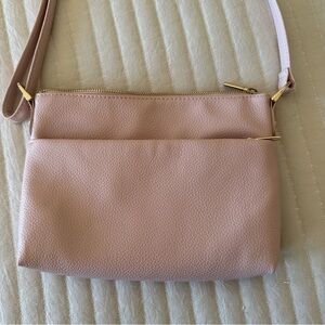Elegant Pink Crossbody Bag
